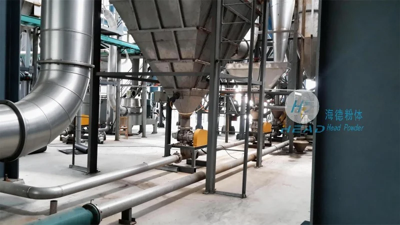 Пневматическая система транспортировки порошка биомассового топлива